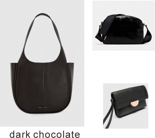 Dark Chocolate Color Emilia Tote+ Explore Crossbody bag + phone wallet Combo Sale