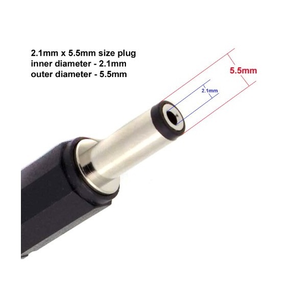 1M DC Power Female to Male Splitter Adapter Cable