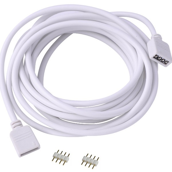 2M Extension Cable 4 pin Female Connector for 5050 SMD RGB LED Strip light