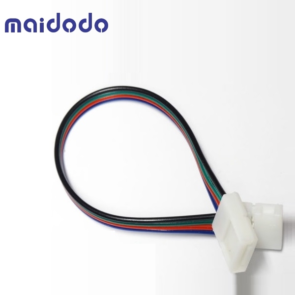 5x 10 mm 4 pin RGB Connector Quick Connector Adapter LED 5050 Cable connection