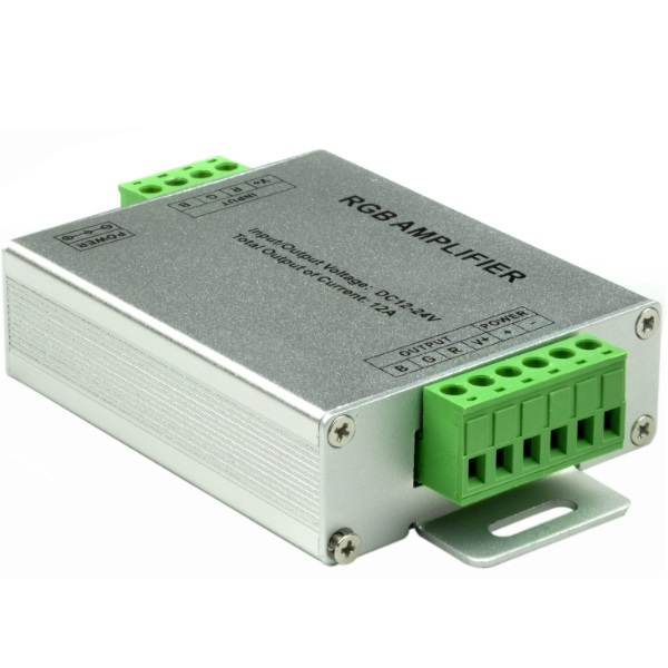 DC 12V/24V 12A RGB Amplifier For SMD 3528 5050 LED Strip Light