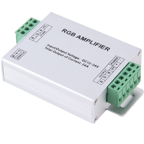 DC 12V/24V 24A RGB Amplifier For SMD 3528 5050 LED Strip Light