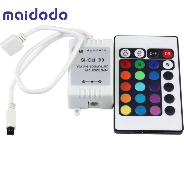 24 Keys IR Remote Controller usded for RGB LED SMD 5050/3528 strip lights