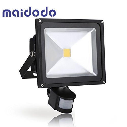 30W Motion Sensor LED Outdoor Flood Lights Cool White Warm White