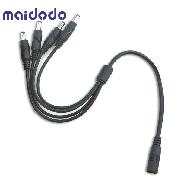 1 to 4 DC Power Female to Male Splitter Adapter Cable