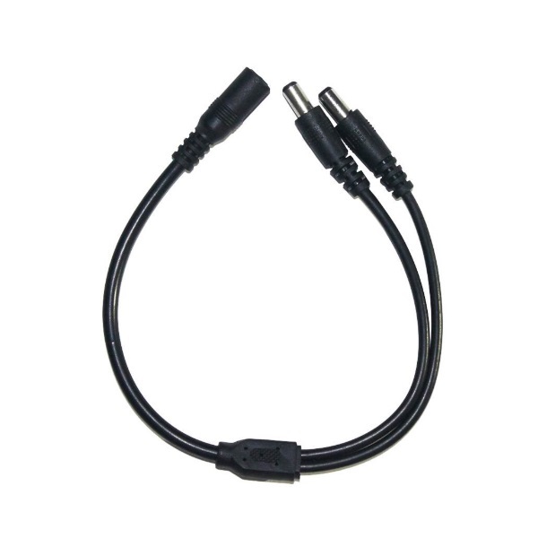 1 to 2 DC Power Female to Male Splitter Adapter Cable