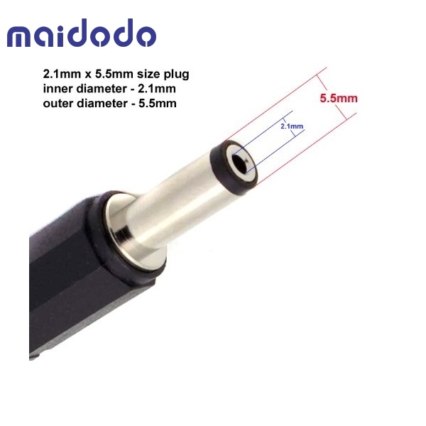 1 to 2 DC Power Female to Male Splitter Adapter Cable