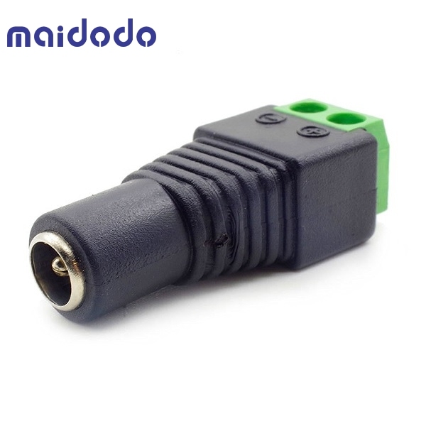 10 x Female 2.1x5.5mm DC Power Cable Jack Adapter Connector Plug Led Strip CCTV Camera Use 12V