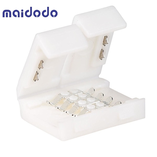 5x 10 mm 4 pin RGB Connector Quick Connector Adapter LED 3528 5050 Cable connection