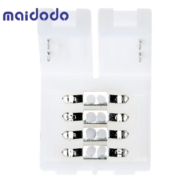 5x 10 mm 4 pin RGB Connector Quick Connector Adapter LED 3528 5050 Cable connection