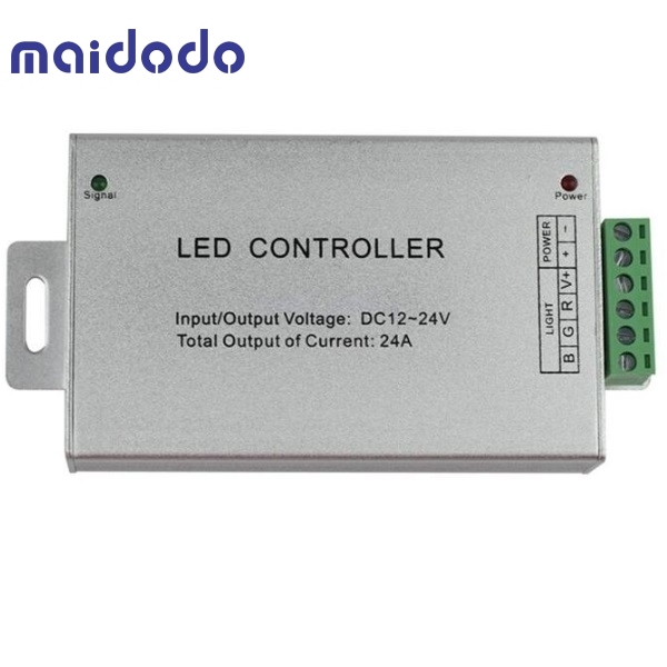 DC 12V/24V 24A 24Key IR Remote Controller for RGB LED Strip 5050 3528 SMD