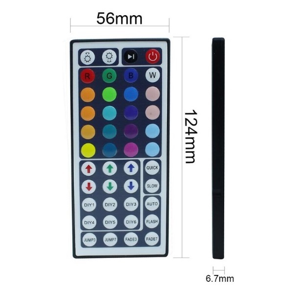 44 Keys IR Remote Controller usded for RGB LED SMD 5050/3528 strip lights