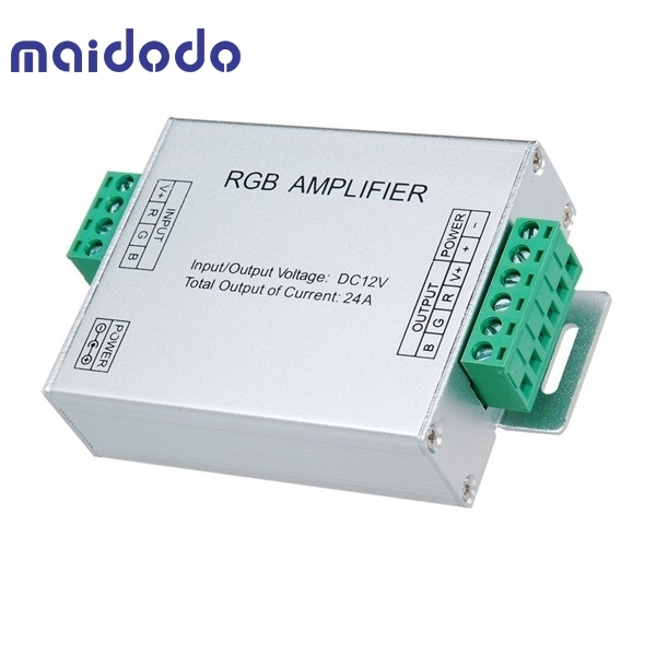 DC 12V/24V 24A RGB Amplifier For SMD 3528 5050 LED Strip Light