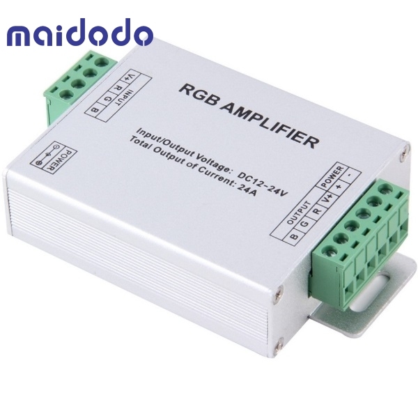 DC 12V/24V 24A RGB Amplifier For SMD 3528 5050 LED Strip Light