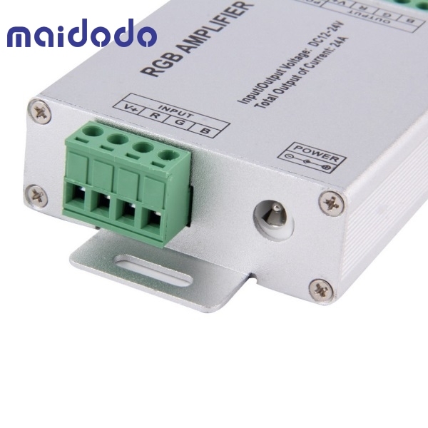 DC 12V/24V 24A RGB Amplifier For SMD 3528 5050 LED Strip Light