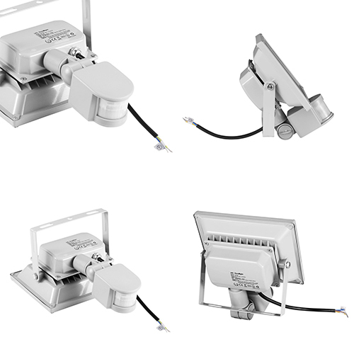 30W Motion Sensor LED Outdoor Flood Lights Cool White