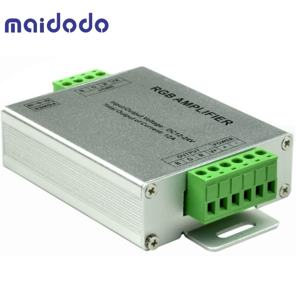 DC 12V/24V 12A RGB Amplifier For SMD 3528 5050 LED Strip Light
