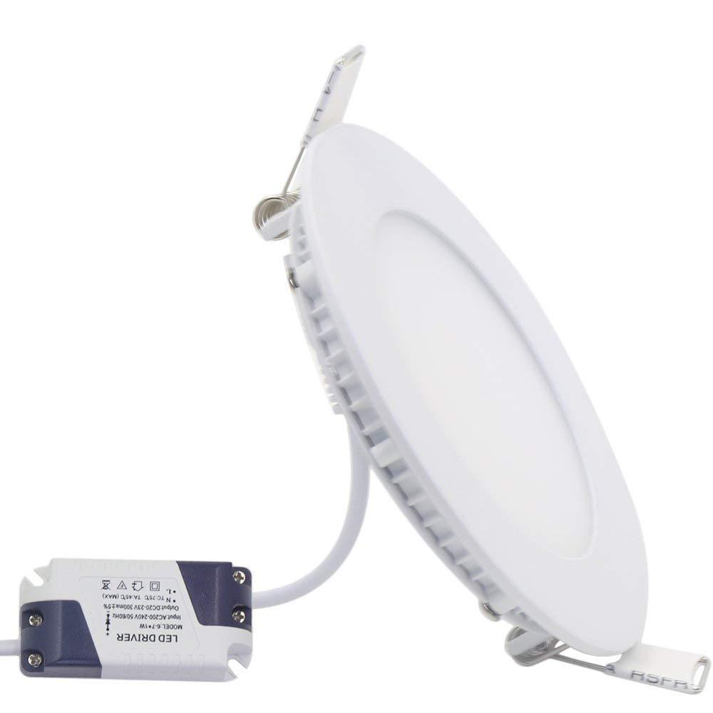 3W Recessed LED Panel Light Warm White Cool White