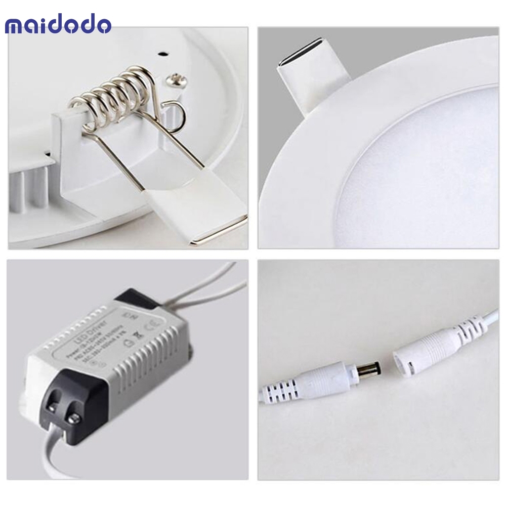18W Recessed LED Panel Light Warm White Cool White