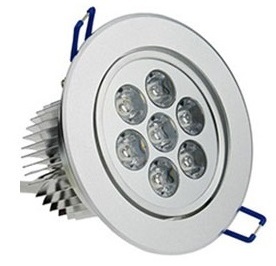 3x 7W Recessed LED Ceiling Spotlight Warm White Cold White