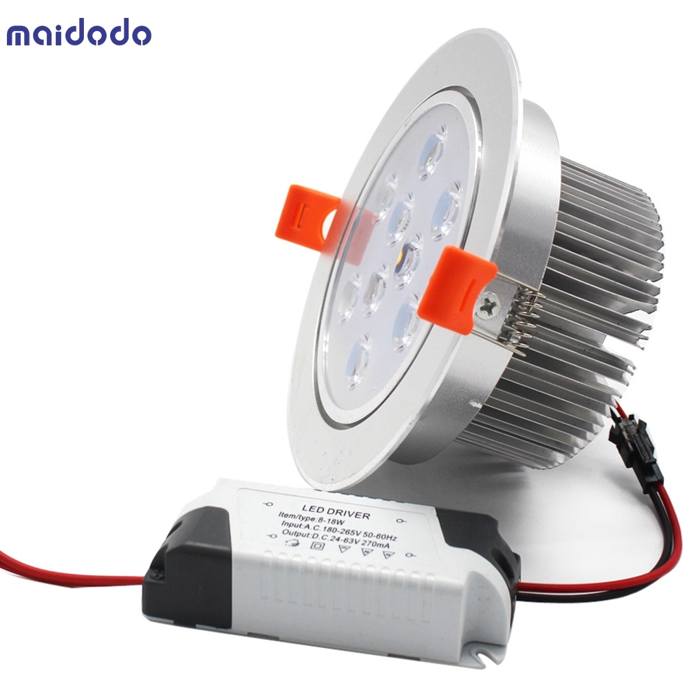 3x 7W LED Recessed Downlight Ceiling Spotlight Cool White Warm White