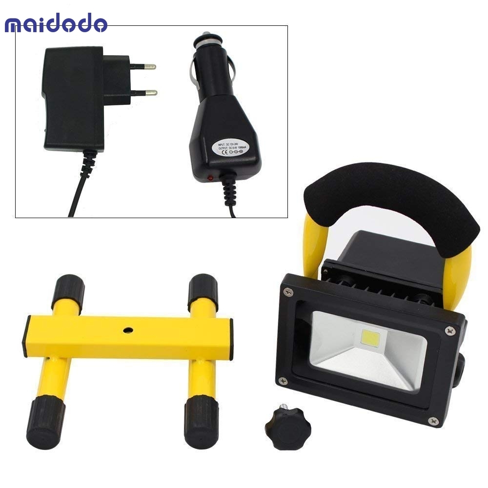 20W Rechargeable Portable LED Flood Spot Lamp Cool White Warm White
