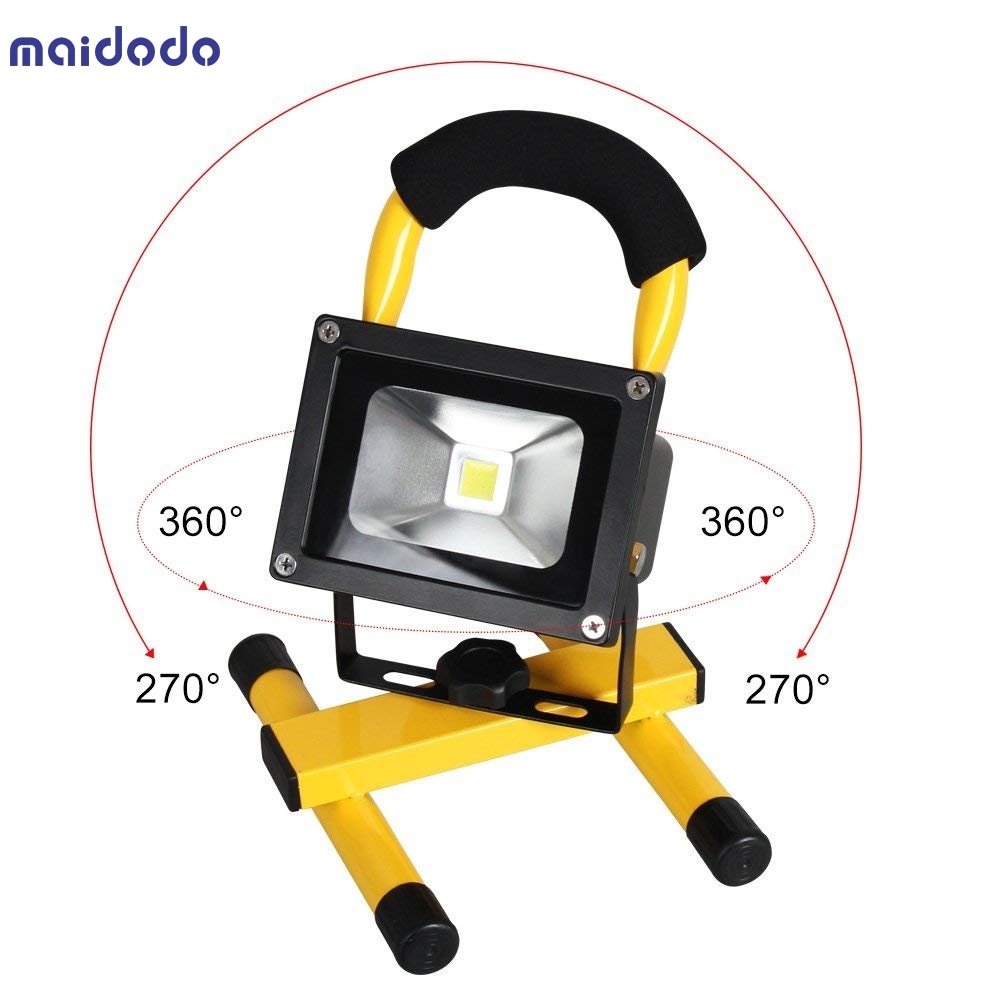 50W Rechargeable Portable LED Flood Spot Lamp Cool White Warm White
