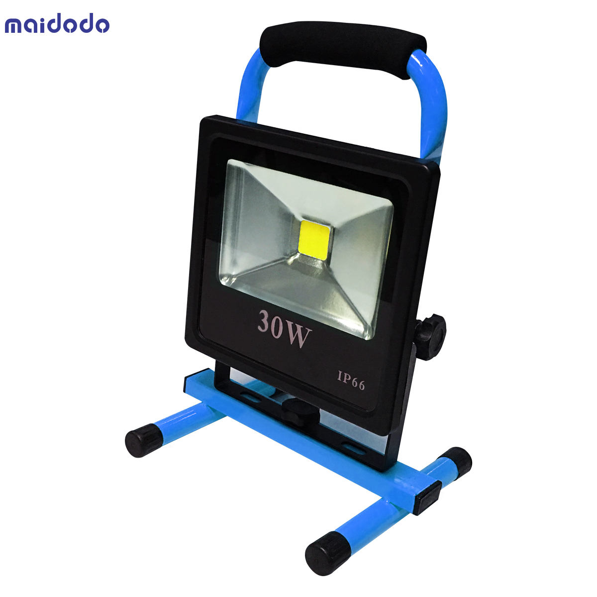 Powerful Ultrathin 30W Outdoor Rechargeable Flood Light Warm White Cool White