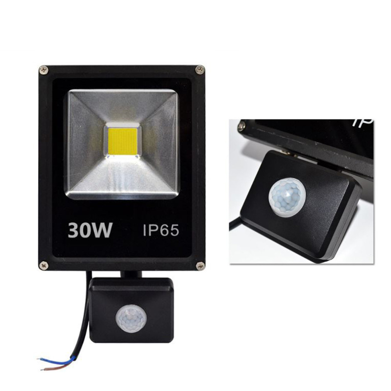 LED Flood Light 30W PIR Motion Sensor Spotlight Warm White Cool White