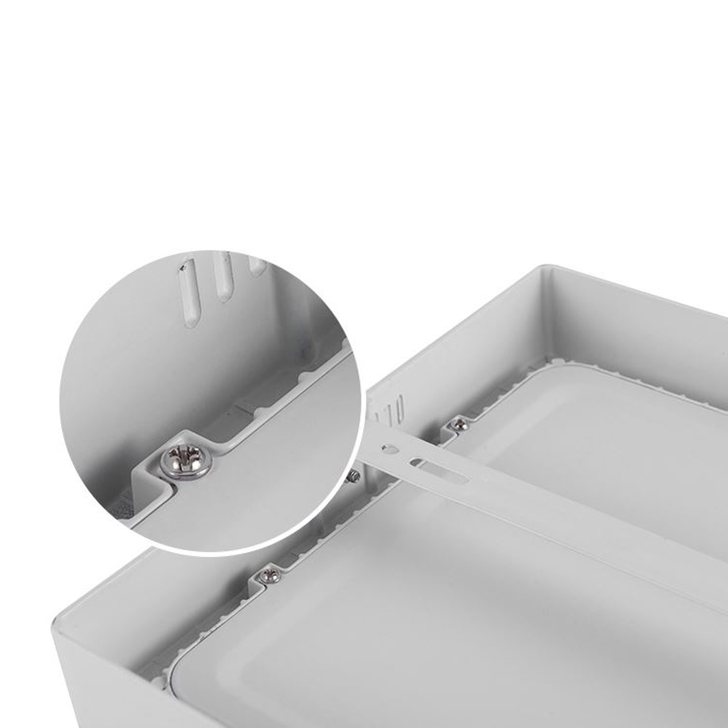 Round/Square 18W LED Panel Lamp Surface Mounted Ceiling light Warm/Cool/Neutral White
