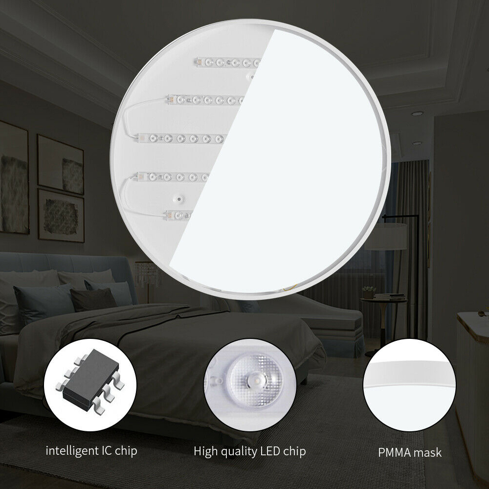 Round/Square 30*30CM Dimmable Fixtures Flush LED Ceiling Light
