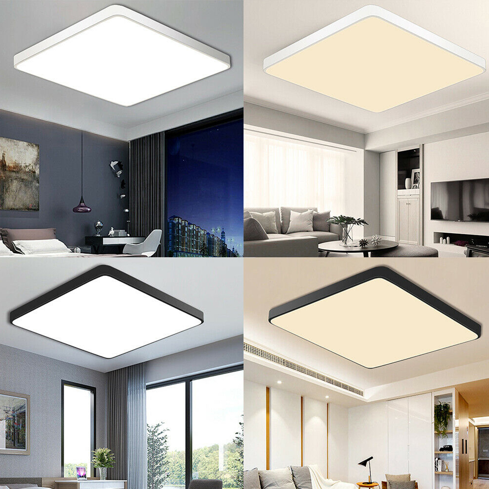 Round/Square 60*60CM Dimmable Fixtures Flush LED Ceiling Light