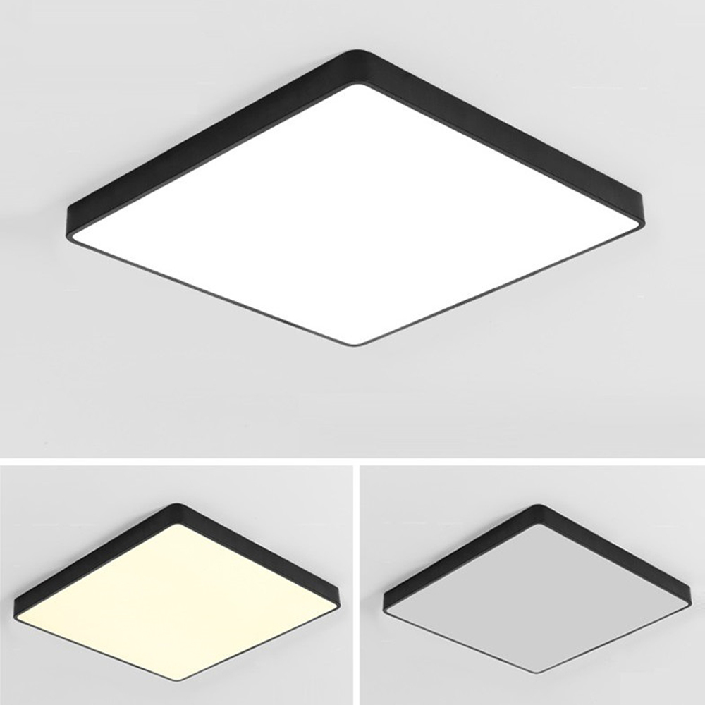 Round/Square 30*30CM Dimmable Fixtures Flush LED Ceiling Light