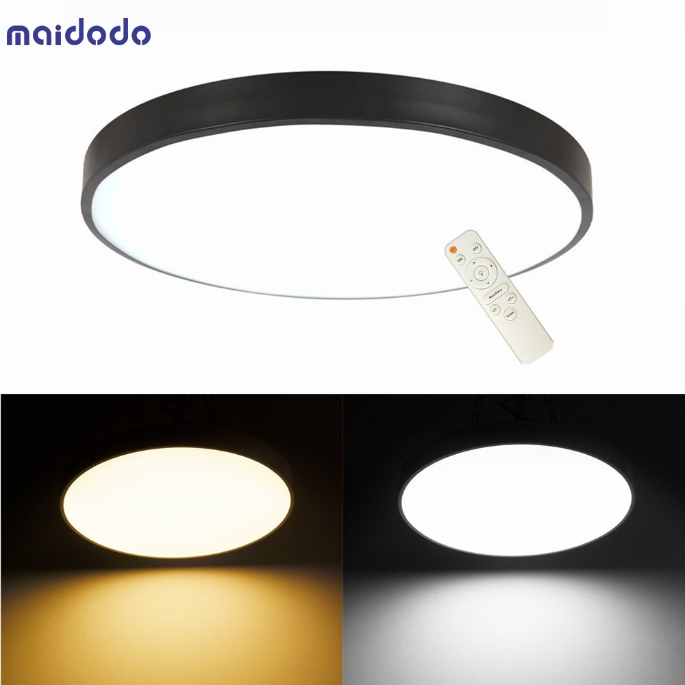 Round/Square 60*60CM Dimmable Fixtures Flush LED Ceiling Light
