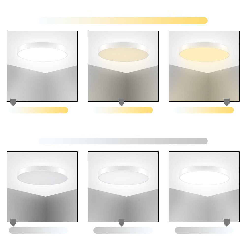 Round/Square 50*50CM Dimmable Fixtures Flush LED Ceiling Light