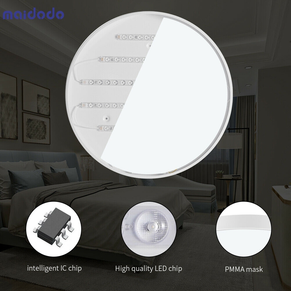 Round/Square 40*40CM Dimmable Fixtures Flush LED Ceiling Light
