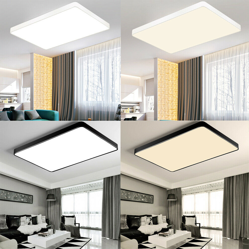 Rectangle 88*62CM Dimmable Fixtures Flush LED Ceiling Light