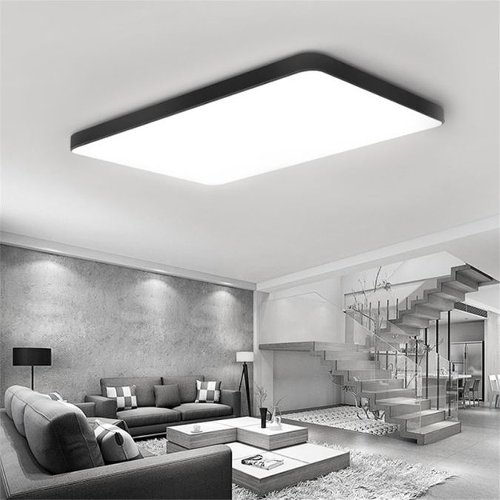 Rectangle 65*43CM Dimmable Fixtures Flush LED Ceiling Light