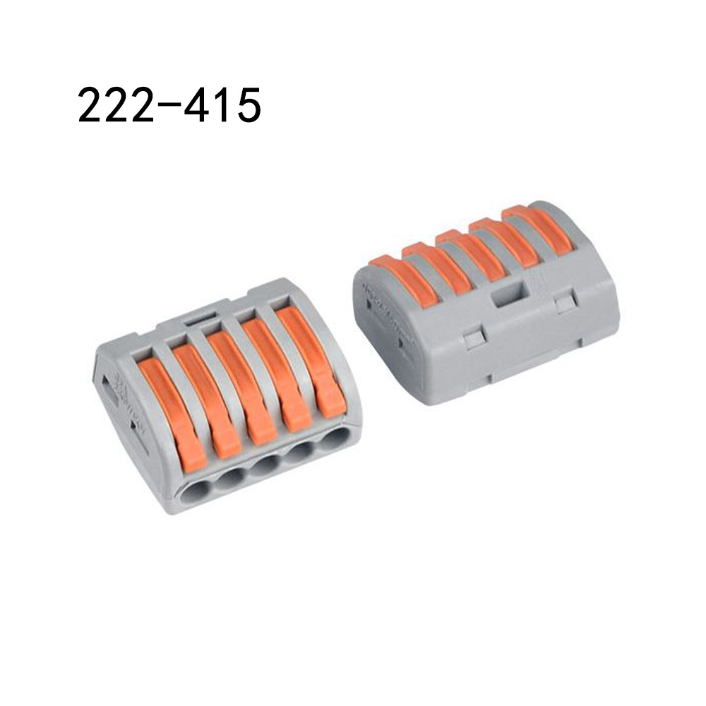 222-415 Plug-in Terminal Block Conductor Universal Compact Wire Wiring Connector