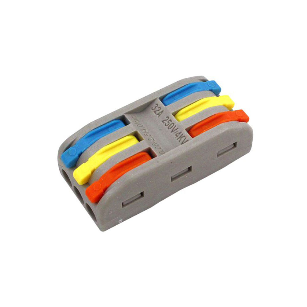 Wire Connector Color 222-413C Universal Compact Wiring Conductor Push-in Terminal Block LED Conector