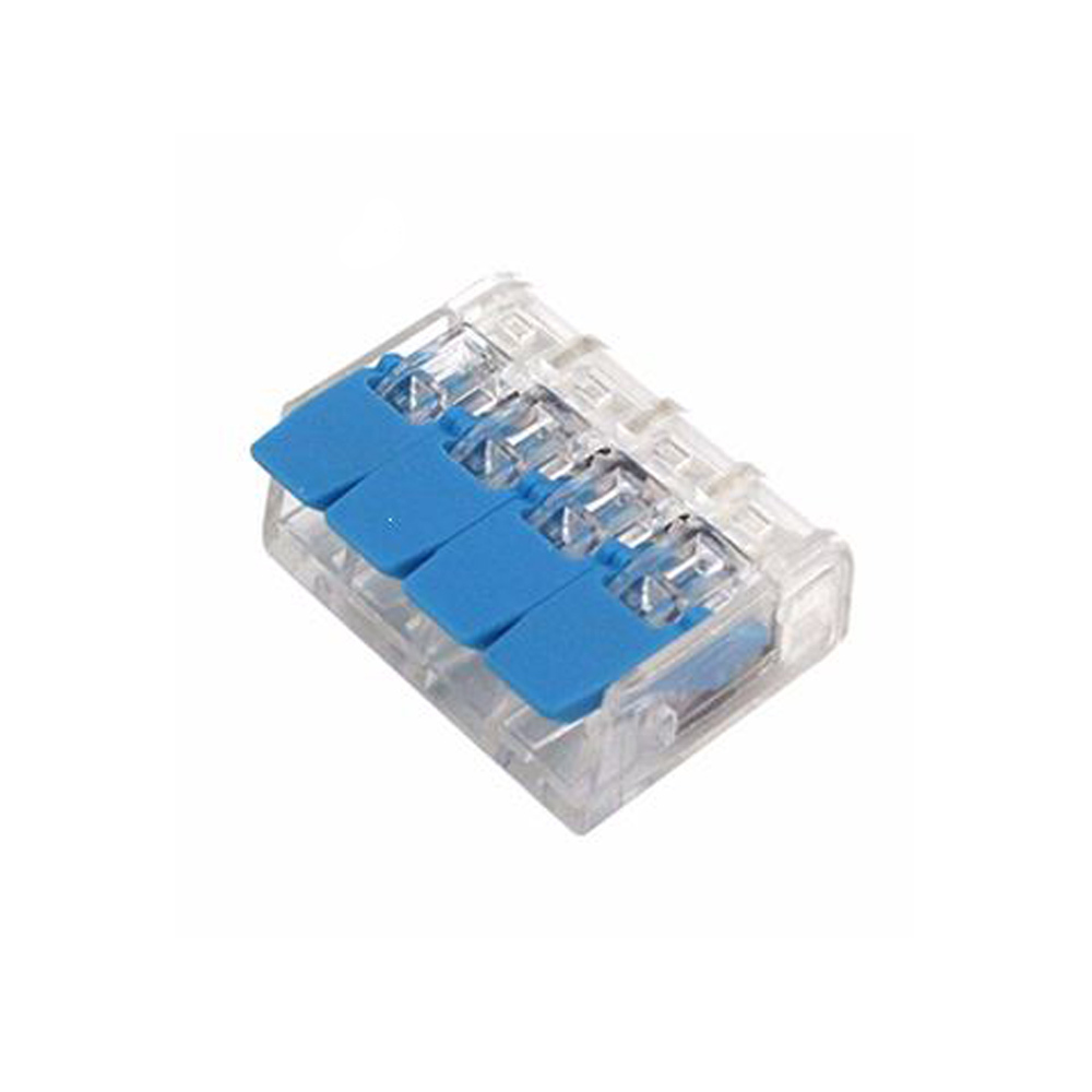 PCT-414C Universal Wire Connectors Compact Push-in Terminal Block