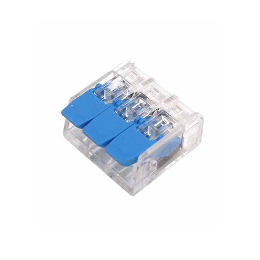 PCT-413C Universal Wire Connectors Compact Push-in Terminal Block
