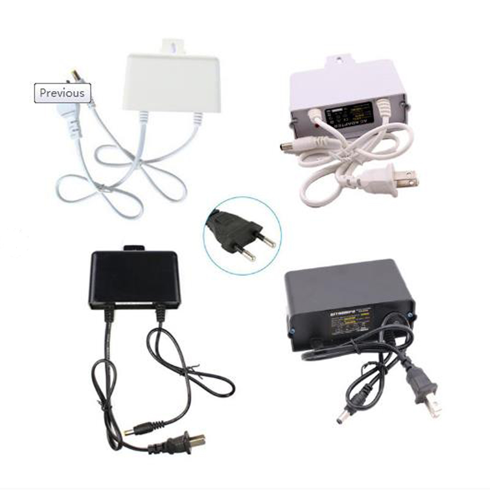 Outdoor Rainproof GK-A04 DC 12V 2/3A US/EU/UK Plug Power Supply Adapter For CCTV Camera
