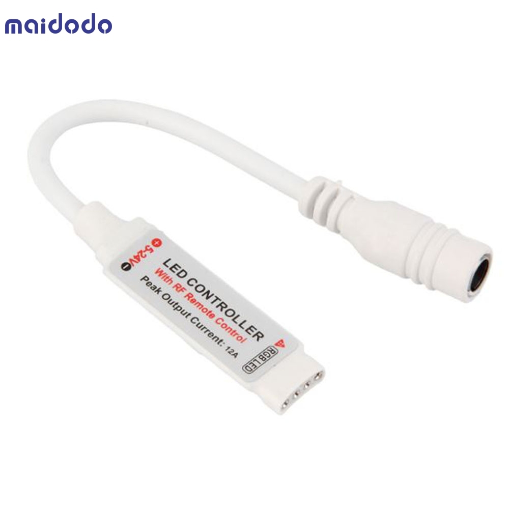 10-Key Mini RF RGB LED Controller with Wireless Remote Control for 5050 3528 LED Strip