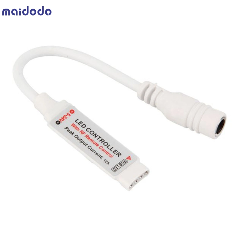 Mini Rf Rgb Remote Control Code 10-Key Mini RF RGB LED Controller with Wireless Remote Control for 5050 ...