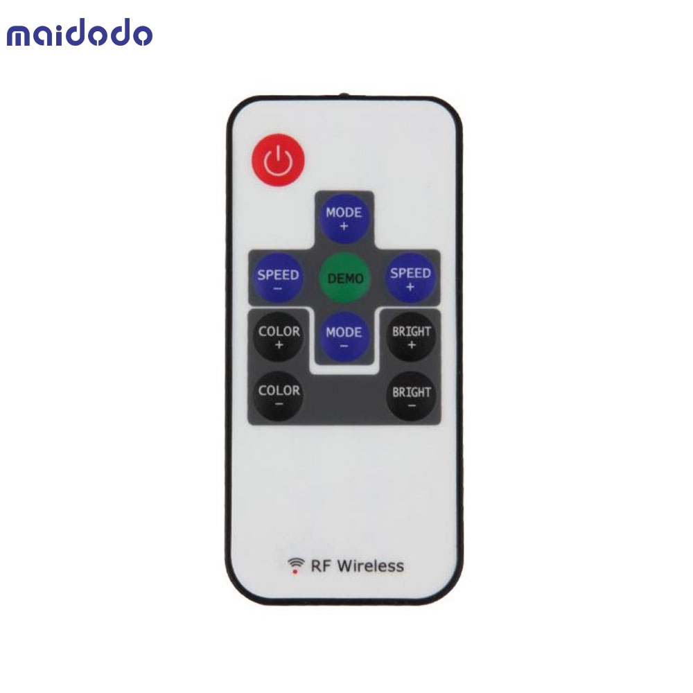 10-Key Mini RF RGB LED Controller with Wireless Remote Control for 5050 3528 LED Strip