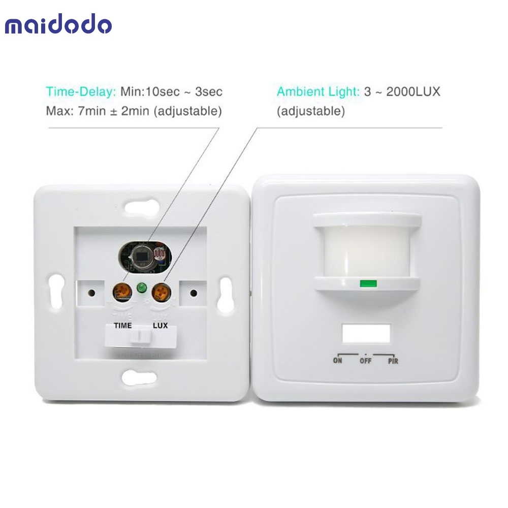 Human body infrared induction adjustable 220V Motion Sensor Switch