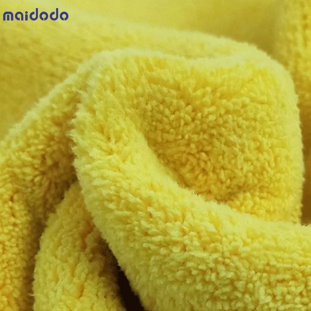 2x 30 * 30/40/60cm double-sided fiber thickened car towel special towel