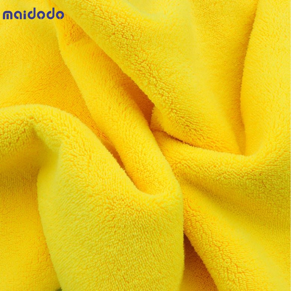 2x 30 * 30/40/60cm double-sided fiber thickened car towel special towel