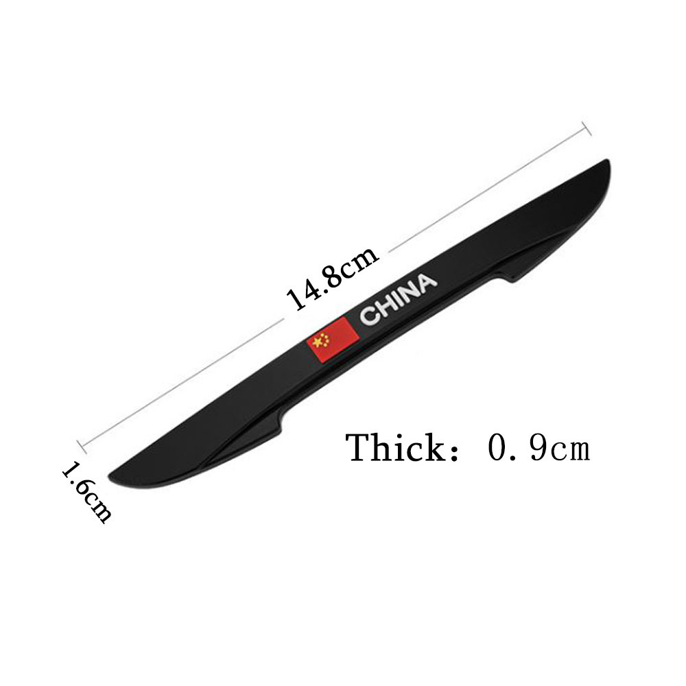 Door crash strip Car door bumper decoration - National flag